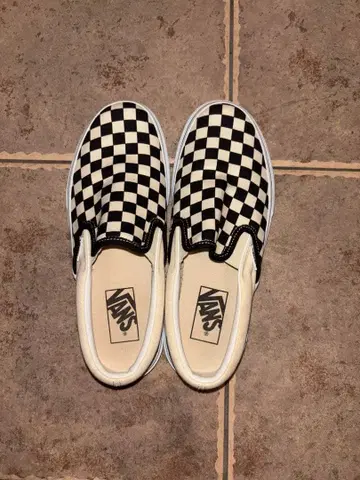 VANS 체커 패턴 슬립온