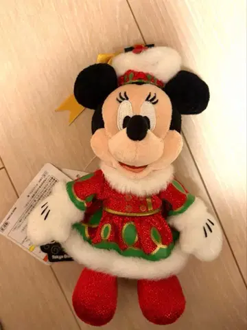 디즈니 미니 인형 배지 일렉트리컬 퍼레이드 크리스마스 ver