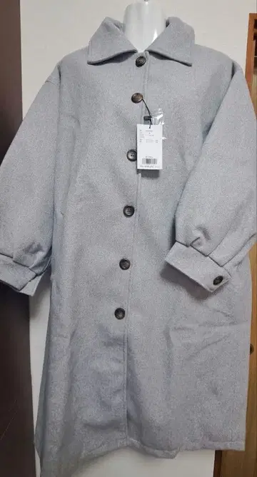 여성용 롱 코트 (미사용) 그레이