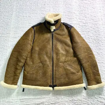 Denny&Dora 사토 타케루 무스탕 코트 B-3 플라이트 자켓 3XL