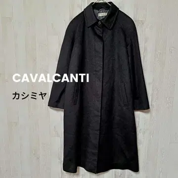 캐시미어 울 롱 코트 블랙 XL 래글런 소매 루즈핏 고급