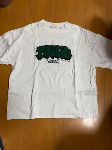 오버 사이즈 그래픽 T셔츠 화이트