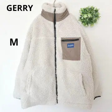 제리 플리스 자켓 스탠드 블루종 보아 화이트 M