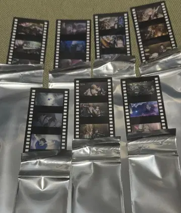 걸즈밴드클라이 7종 컴플리트 세트 영화 특전 필름풍 책갈피 컴프