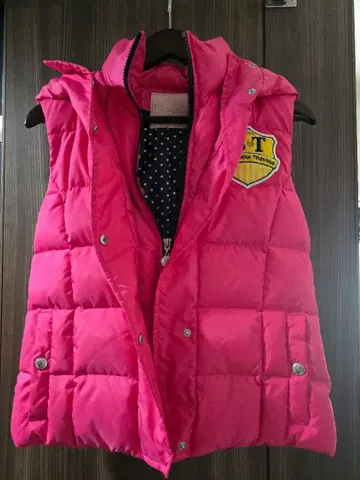 사만다 타바사 골프 여성용 다운 베스트 (핑크) 사이즈 S 겨울 골프