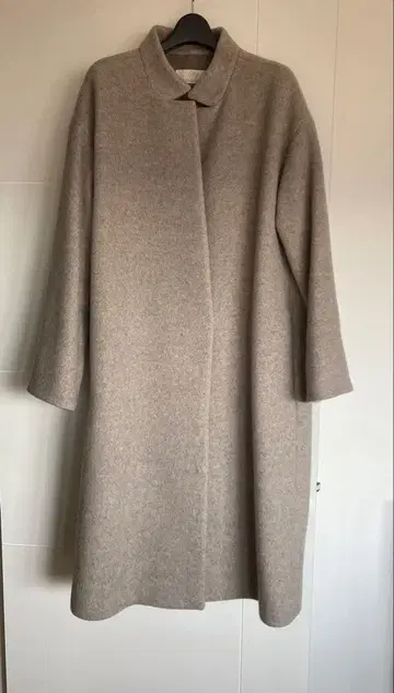 Plage 플라주 울 혼방 베이지 롱 코트