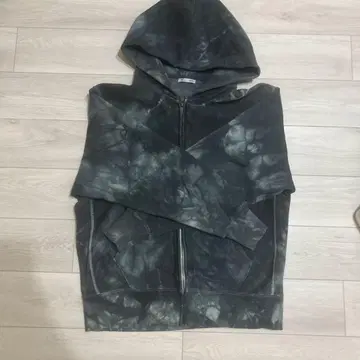 크롭 지퍼 후드티 리메이크 y2k 스트릿