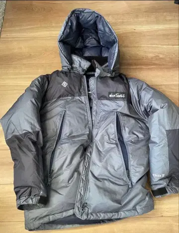 Wild things x 로아크 다운 자켓 블루 그레이