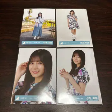 히나타자카46 코사카 나오 와타나베 리나 브로마이드 4장 세트