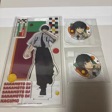 나구모 마루쿠지 아크릴 스탠드 & 캔뱃지 2점