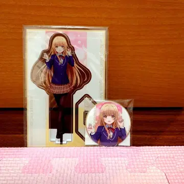 이웃집 천사님 ONKYO 콜라보 아크릴 스탠드와 캔뱃지