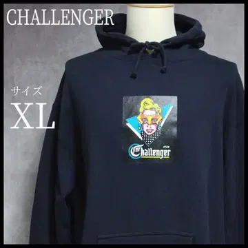 CHALLENGER 후드티 나가세 토모야 XL 사이즈 네이비 풀오버