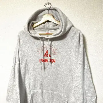하루카미라이 자수 후드티 XL 그레이 2023 무도관