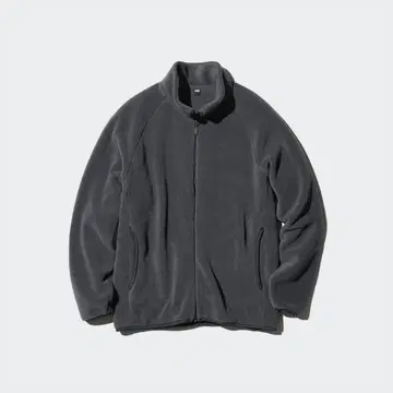 유니클로 플리스 자켓 다크 그레이 4XL