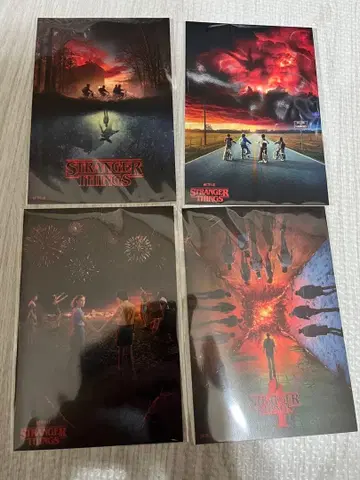 스트레인저 씽즈 시부야 로프트 구매 혜택 4종 세트