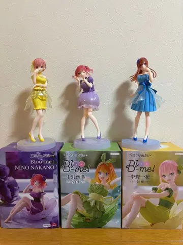 5등분의 신부 피규어 6개 묶음 판매 인형뽑기 경품