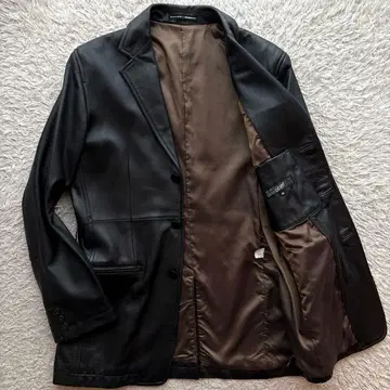 양가죽 GAULTIER HOMME objet 테일러드 자켓 블랙