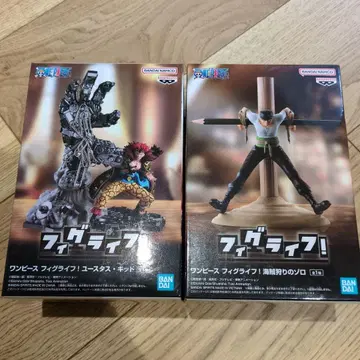 원피스 피그라이프! 유스투스 키드 & 로로노아 조로 미개봉품