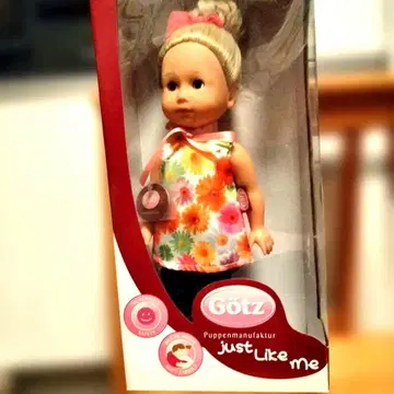 Gotz 꽃무늬 인형 쓰리 아이