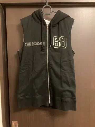 넘버나인 00AW REDISUN기 슬리브리스 후드티 3