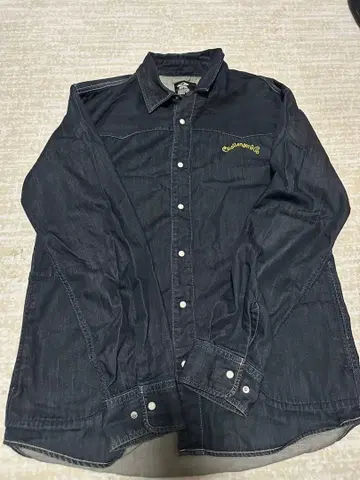 CHALLENGE BRIGADE 다크 데님 긴팔 셔츠 L