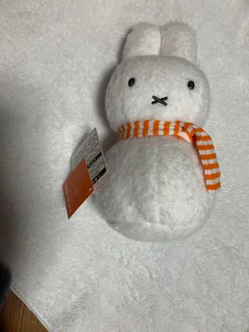 미피 눈사람 S 봉제 인형 눈사람 Miffy 택 포함