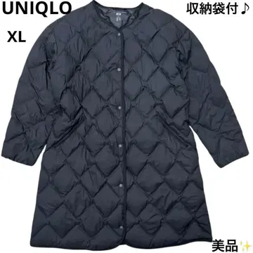 새상품급 유니클로 UNIQLO 울트라 라이트 다운 릴랙스 코트 블랙 XL