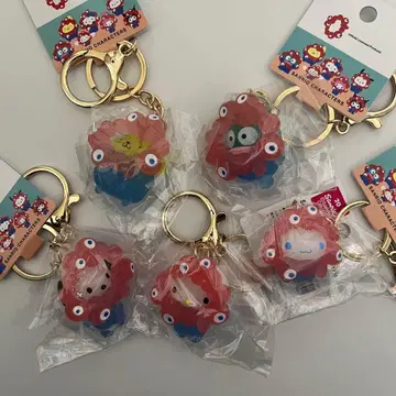 산리오 키링 미야쿠미야쿠 클리어 컬러 오사카 간사이 만박 5종