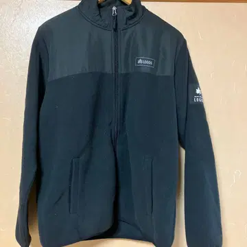 LOGOS 블랙 플리스 자켓