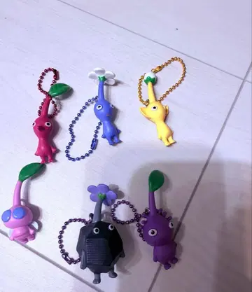 피크민 세트 키링 스트랩