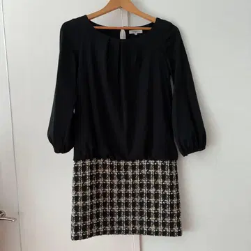 콤비네종 원피스 포멀