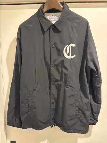 Champion 블랙 나일론 자켓 X-LARGE