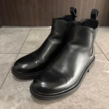 ZARA 블랙 첼시 드레스 부츠 41