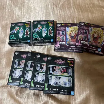 드래곤볼 아크릴 키링 8개 세트 제일복권