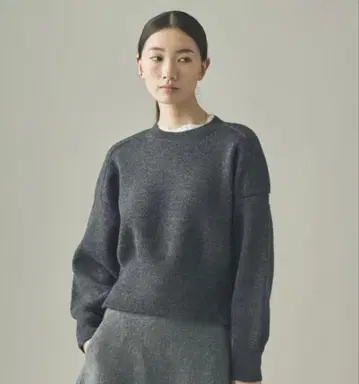 캘런솔로지 울 지퍼 니트 풀오버