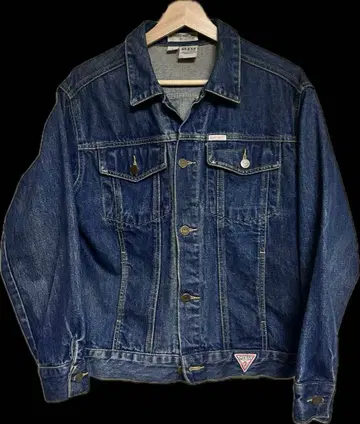 GUESS 다크 블루 데님 자켓