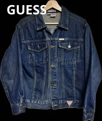 [ 데님 자켓 ] GUESS 다크 블루 데님 자켓