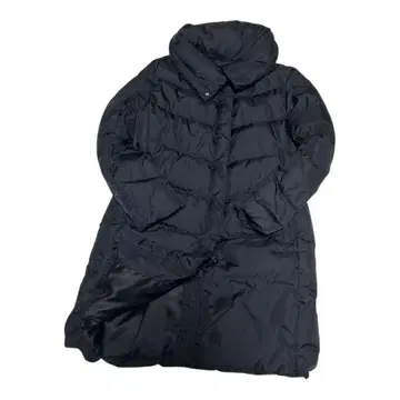 유니클로 롱 다운 코트 숄카라 여배우 옷깃 볼륨 컬러 블랙 XL