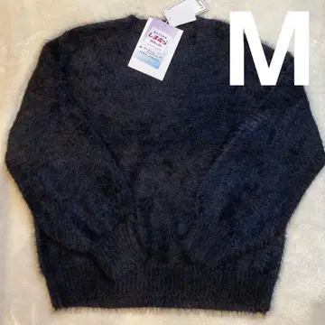 시마무라 ammy 샤기 니트 블랙 M