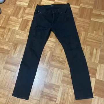 Lee 블랙 데님 팬츠 슬림 핏