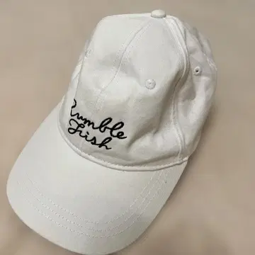 HYDE Rumble Fish 자수 로고 캡 화이트 굿즈 모자