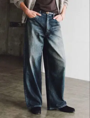 LIDNM 헤리티지 슬럽 데님 팬츠