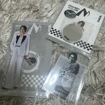 라울 아크릴 스탠드, 클리어 스티커, 미러 스티커 3종 세트