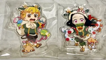 귀멸의 칼날 크리스마스 아크릴 스탠드 아가츠마 젠이츠 카마도 네즈코