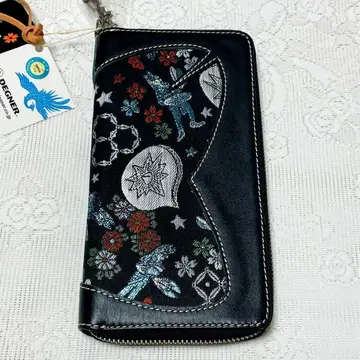 DEGNER 화산 발탄 성인 지퍼 지갑 블랙 데그너 미사용