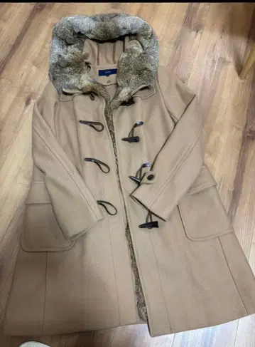 SHIPS 베이지 더플 코트 38