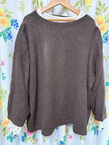 studio CLIP 7게이지 니트 x 바테 풀오버