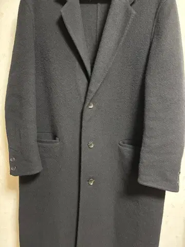 MUJI Labo 캐시미어 혼방 체스터 코트