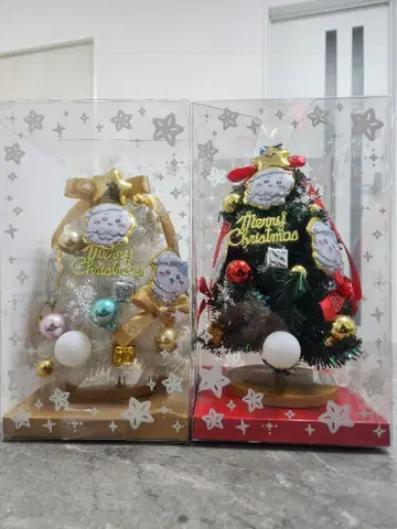 치이카와 크리스마스 트리 화이트 그린 세트