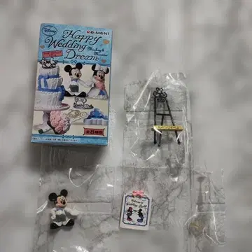 리멘트 미키 미니 해피 웨딩 드림 미니 피규어